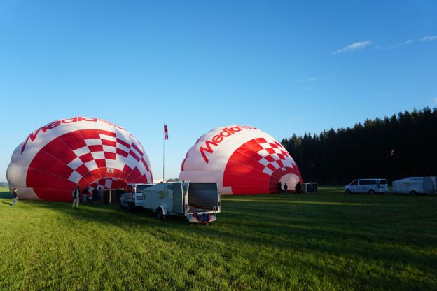 Ballonstart im Chiemgau