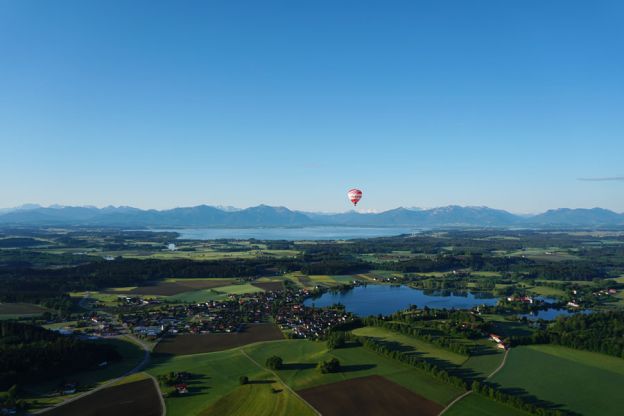 Aussicht im Ballon