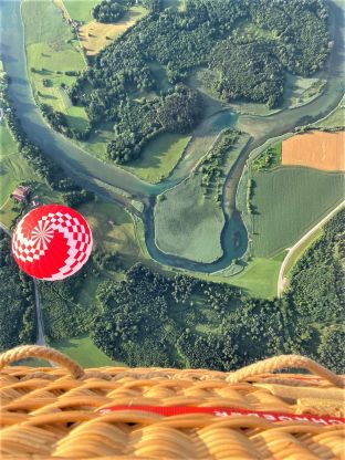 Ballon von oben