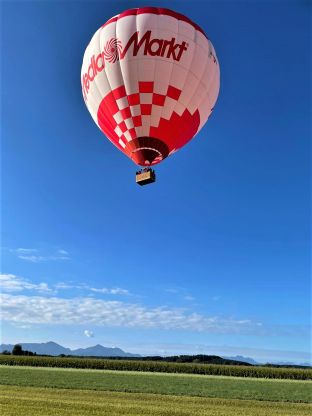 Ballon vom Boden aus